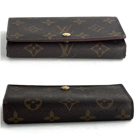 💎 Louis Vuitton Monogram Porte-Monnaie Tresor Wallet - Picture 3 of 13